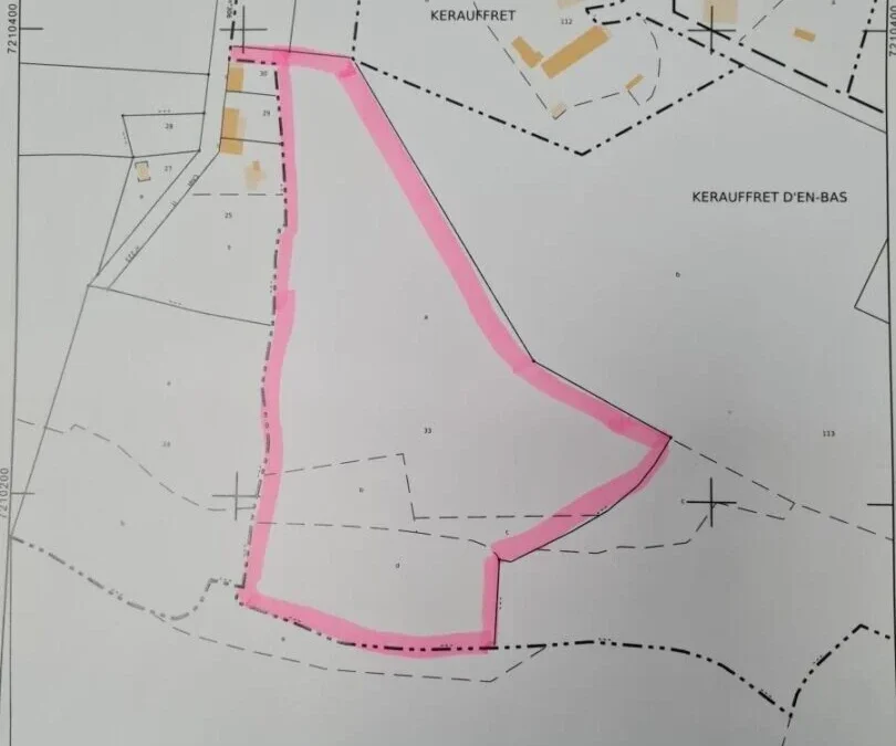 Vente terrain 25150m² •Radenac