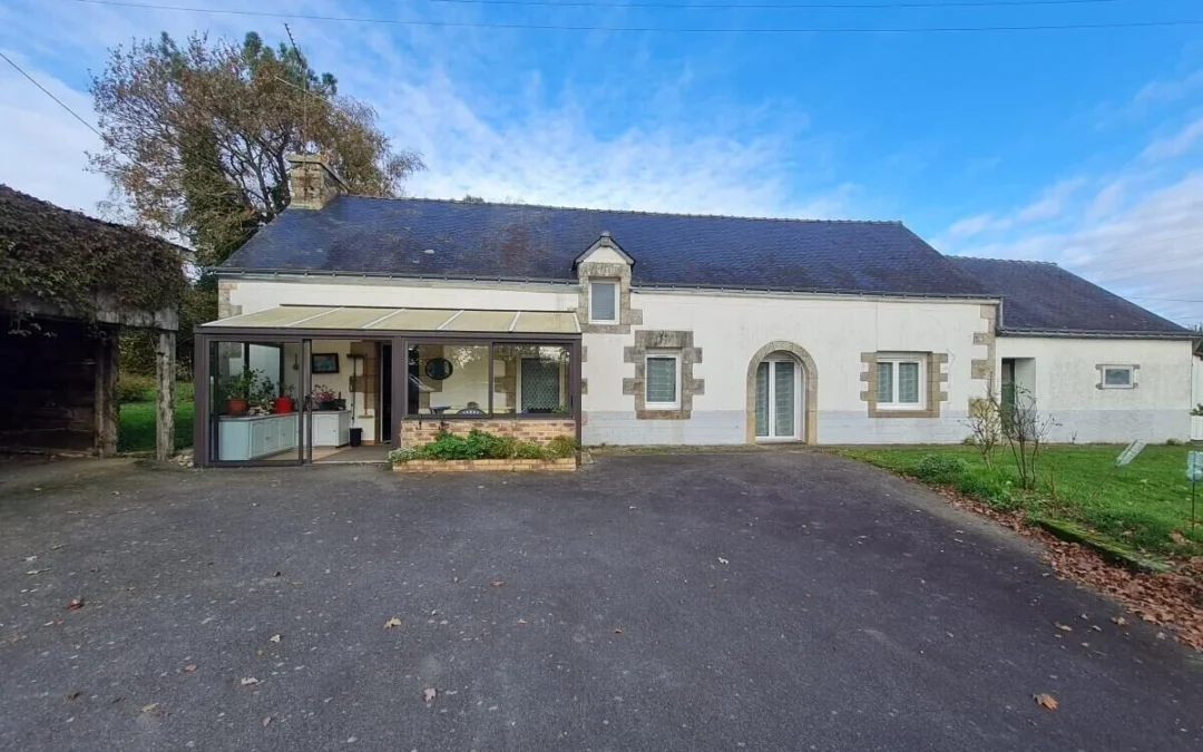 Vente maison 82m² •Naizin